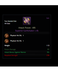 Superior Earthshaker +8 Çift Psy